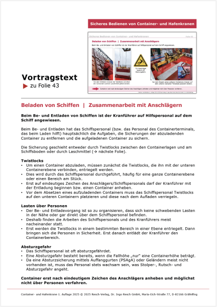 Zusatzmodul: Container- und Hafenkrane